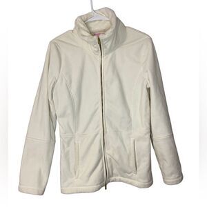 Lilly Pulitzer Grace Cream Fleece Jacket Sz.s